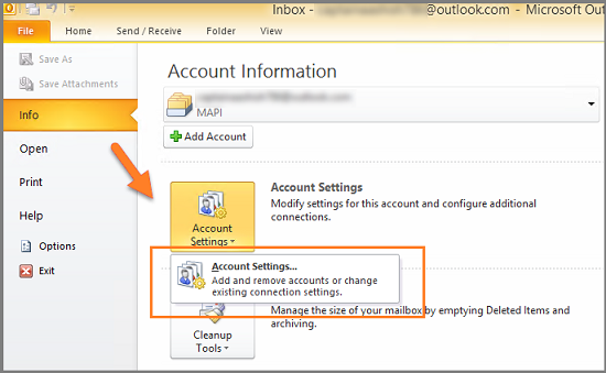 Outlook Outbox Folder